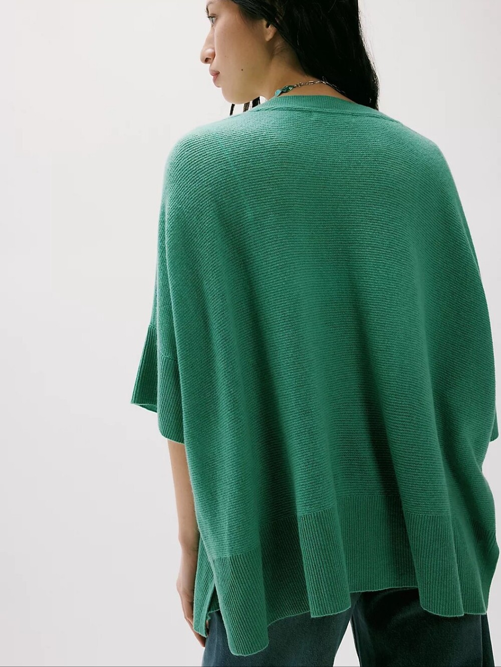 We The Free North Street Cashmere Top Size Small Venetian Green Luxury - Picture 3 of 14